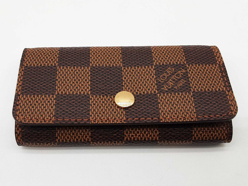 Louis Vuitton Brown Damier Ebene Key Holder Do0525lcxde
