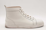 Christian Louboutin High Top White Leather Sneakers Size 41 Eb0325orxsa