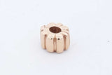 Pandora 14k Yellow Gold Ribbed Clip Charm 2.1 Grams Eb0526lorde