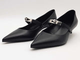 Hermes Kiara 40 Pump Black Size 37.5 Aa0925wxzsa