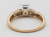 0.26 Cttw Natural Diamonds 14k Two Tone Gold 3.1g Ring Size 9 Do0526wxzde