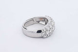 3.22cttw Diamond Ring In 14k White Gold 7.3 Grams Size 5.75 Eb0526lrxzdu