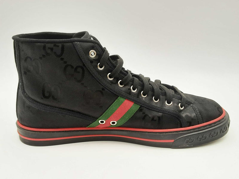 Gucci 1977 Tennis High Top Sneakers Size 12 Fw1024lrxsa