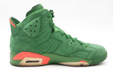 Nike Air Jordan 6 Retro "Green Suede Gatorade" Sneakers Size 10 Eb0625oxzsa