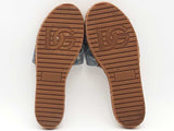 Dolce & Gabbana Denim Dg Espadrille Slides Blue Size 38 Aa0126lrzsa