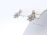 18k White Gold Diamonds Cluster Floral Earrings Lhpxzde 144010022672