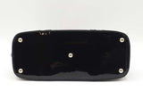 Gucci Nice Dome Satchel In Black Microguccissima Patent Leather Fw0126woxdu