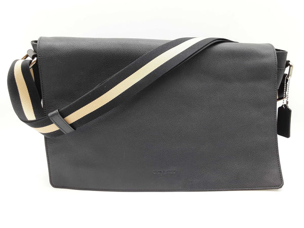 Coach Charles Flap Navy Blue Leather Messenger Bag Do0325pxde