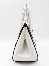 Michael Kors Campbell Medium Satchel In White Leather Fw0326lozdu