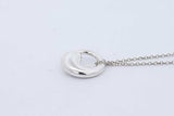 Tiffany & Co. Peretti 925 Eternal Circle Pendant Necklace 4.1g 16 Inch Eb626rxde