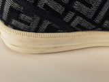 Fendi Domino Ff Denim Low Top Sneakers Size 12us Sd10225lcrde