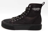 Marc Jacobs The High Top Black Satin Sneakers Size 38 Eb0526rxsa