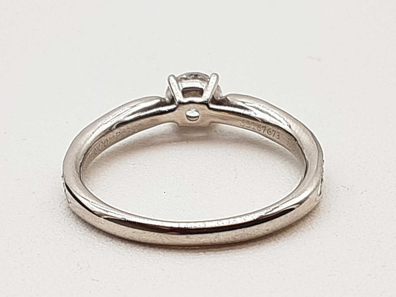 Tiffany & Co. Diamonds 0.95 Platinum 2.5g Ring Size 4 Do0425ixzde