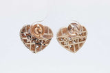 1.34cttw Diamond Stud Screwback Earrings 10k Yellow Gold 5.9g Eb0526orxsa