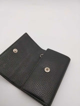 Gucci Black Leather 6 Key Case Wallet Eb1026lxzsa