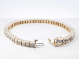2.2 Cttw Diamond & 14k Yellow Gold Tennis Bracelet 23g 7.5 Inch Fw0526owxdzdu