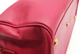 Yves Saint Laurent Fuchsia Leather 2 Way Duffle Bag Eb0526pssde
