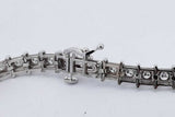 2.64cttw Diamond 14k White Gold Tennis Bracelet 10.3 Grams 7 Inch Eb0626lxxzsa