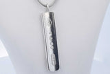 Tiffany & Co. 1837 Sterling Silver Bar Pendant Necklace 12.2g 18.5 In Eb0726rxde