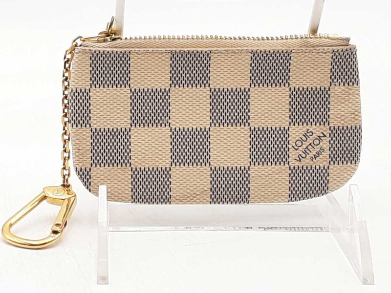 Louis Vuitton Key Pouch Damier Azur White Aa1025crsa