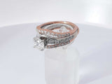 1.85 Cttw Diamond 14k Rose Gold Wedding Ring Size 8 Aa0925oexzsa