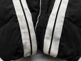 Palm Angels Black White Stripes Down Puffer Zipper Jacket Size Xs Do0525lxzde