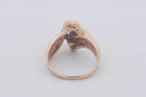 0.60ctw Diamond Ring In 14k Yellow Gold 6.7 Grams Size 6.75 Eb0825rzxsa