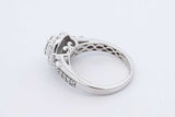 0.51cttw Diamond Ring In 10k White Gold 3.9 Grams Size 7 Eb0726oordu