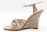 Valentino Garavani Embellished Wedge Sandals Size 36 Eb1225lxzdu