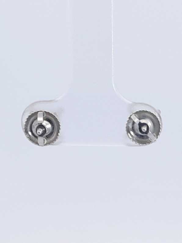 1.96 Cttw Diamond Stud Screwback Earrings 14k White Gold 1.4 Grams Aa0725ozxzsa