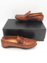 Harrys Of London Basel Alligator Penny Loafers Size 41 Eb0925lorde