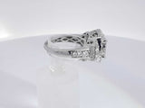 1.66 Cttw Diamond 14k White Gold Ring 9.3 Grams Size 8 Aa1025srzsa