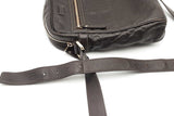 Gucci Guccissima Dark Brown Leather Messenger Crossbody Bag Eb0426lrxsa