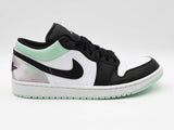 Nike Air Jordan 1 Se Low Top Sneakers - Black, White,  Pastel Tie Dye Size 12.5 Fw0426wrdu