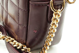 Burberry Bordeaux Quilted Leather Crossbody Bag Eb0826wrxde
