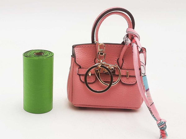 Pink Doggie Bag Holder Mini Bag Charm Aa0925csa