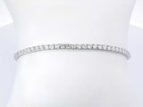4.05 Cttw Lab-grown Diamond & 14k Gold Tennis Bracelet 6g 7 Inch Fw0326lwxzdu