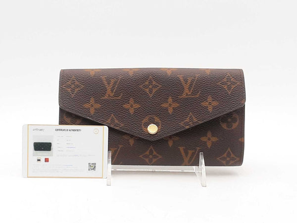 Louis Vuitton Monogram Sarah Wallet Brown Aa0625oxzsa