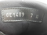 Salvatore Ferragamo Tommy Nero Black Leather Slip On Shoes Size 7m Do0925crde
