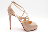 Christian Louboutin Glitter Platform Pumps Size 39 Eb0526lxzsa