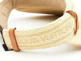 Louis Vuitton Beachview Monogram Raffia-effect Visor Fw0725ozxdu