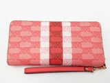Michael Kors Red Jet Set Travel Large Continental Wristlet Wallet Sd0826wxdu