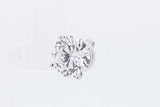 4.07ctw Lab Grown Diamond Single Stud Earring In 14k White Gold 1.9g Eb1225crxsa
