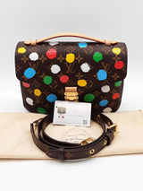 Louis Vuitton X Yayoi Kusama Monogram Painted Dot Pochette Metis Eb0326orxzdw