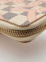 Louis Vuitton Clemence Wallet In Damier Azur Tahitienne Coated Canvas Fw0726lwrdu