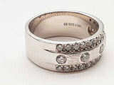 1.00 Cttw Lab Grown Diamonds 0.925 Sterling Silver 6.8g Ring Size 7 Do0625lopde