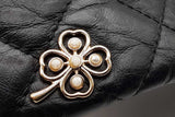 Chanel Quilted Black Leather Lucky Charms Reissue O-case Clutch Eb0626exzde