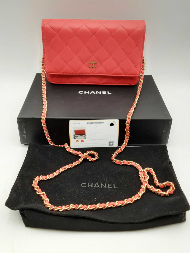 Chanel Quilted Lambskin Wallet On Chain Eb0824lixzsa