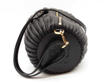 Loewe Pleated Nappa Bracelet Black Pouch Sd0726rzxde