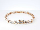 3.0 Cttw Diamond Tennis Bracelet In 10k Yellow Gold 10.1 Gram 7 Inch Fw0626crxdu
